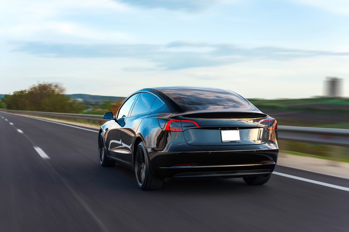 Moving Tesla Model 3
